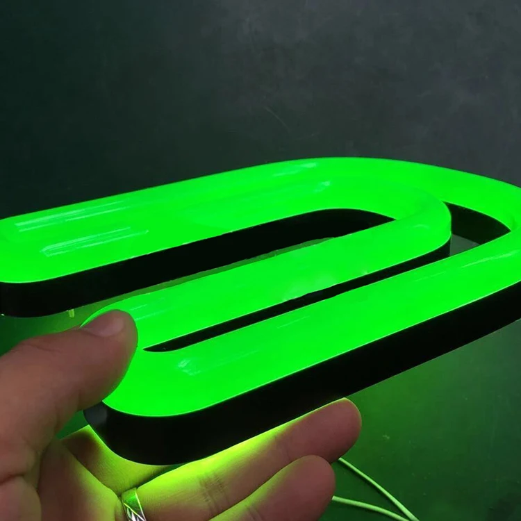Direct advertising commercial display LED customizable acrylic neon