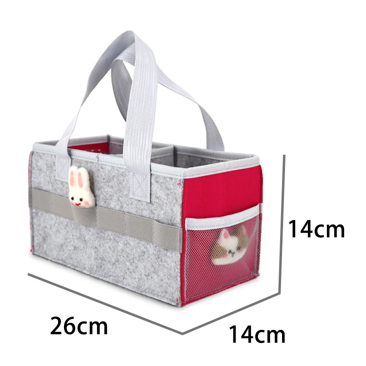 New Product Carrying Case Travel Felt Bag Compatible With Toniebox Starter Set Audio Storage Basket