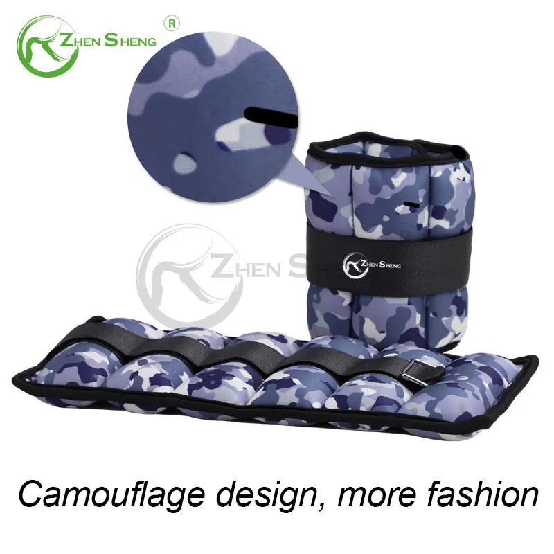 Zhensheng hot selling custom 1-10lbs ankle weights with removable adjustable weights