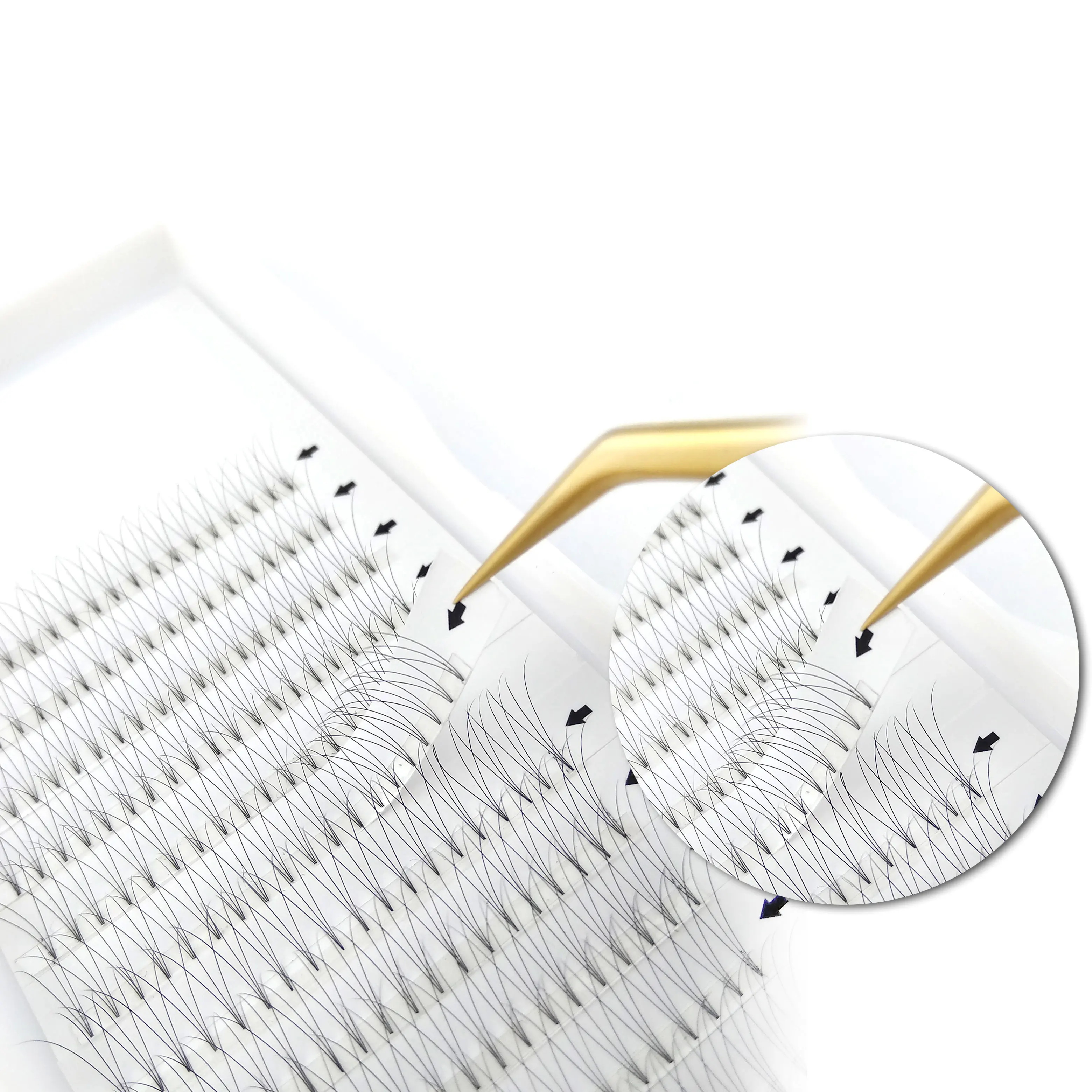 Best Quality Russian Pre Made Fans Volume  Eyelash Extension Premium  Bulk lashes