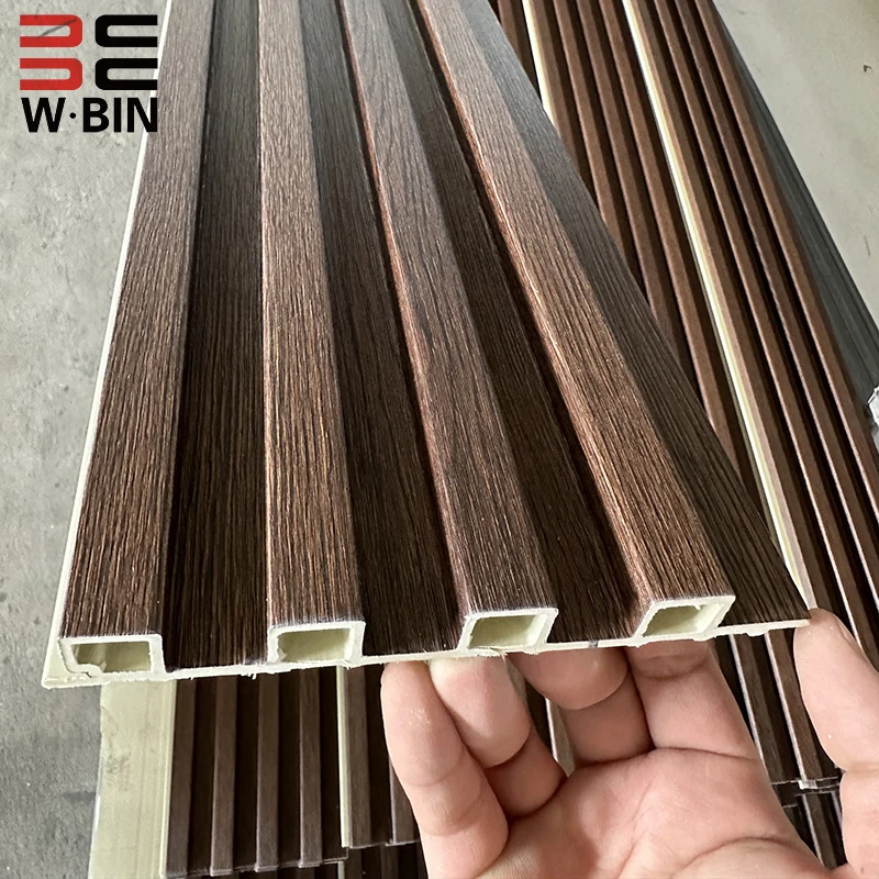 Hot Sale 168*23.5mm Fluted Panels WPC Wall Panel WPC Wall Cladding For Interior Wall Decoration
