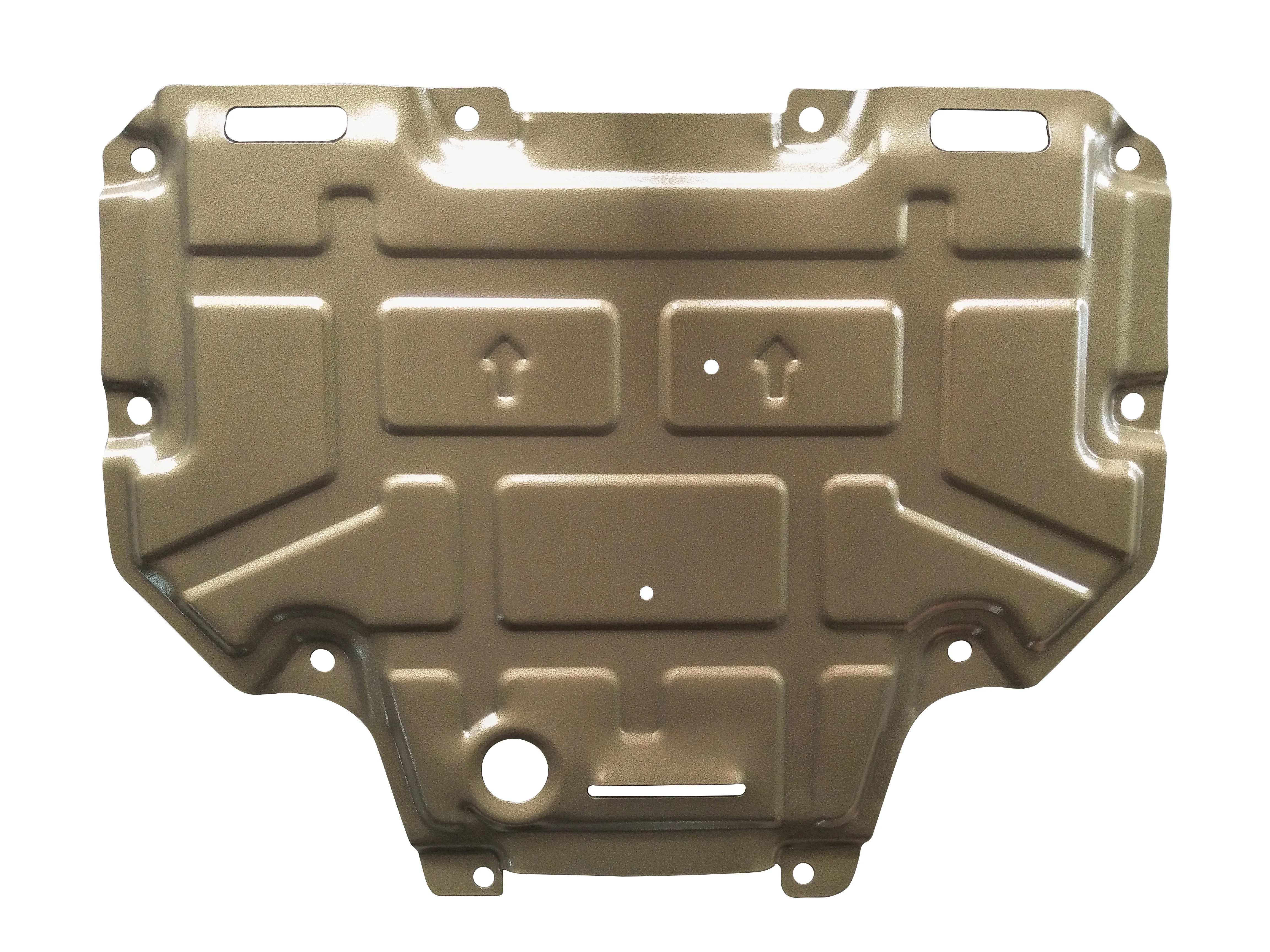Customized 3D Full Coverage Impact-resistant Steel Engine Guard Skid Plate For Audi Q7 2017-2023