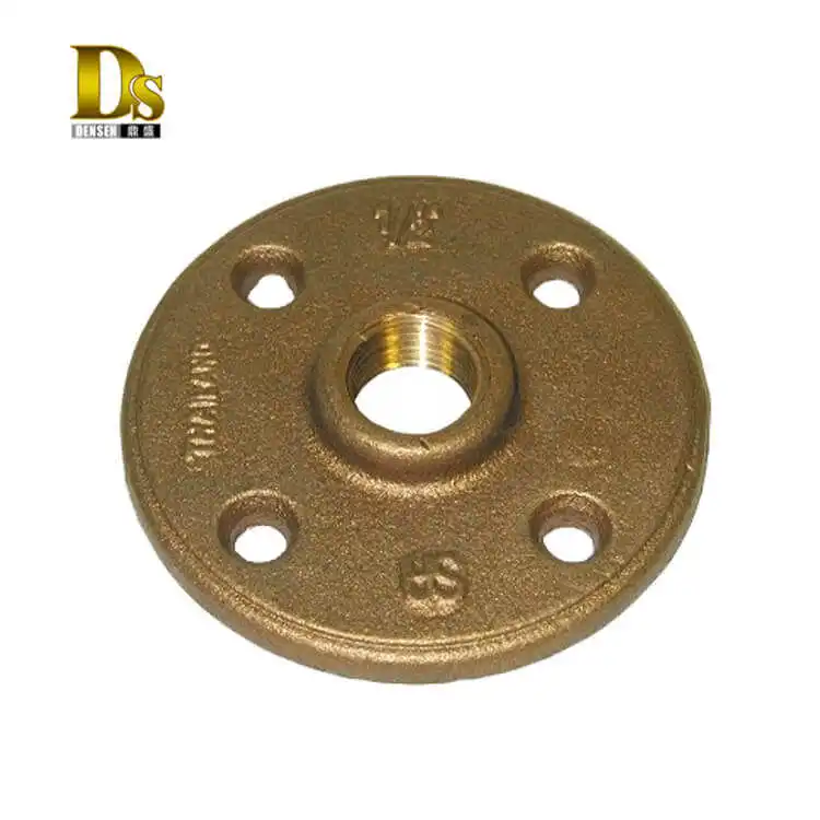 Densen customized Copper Brass  forging industry flange parts