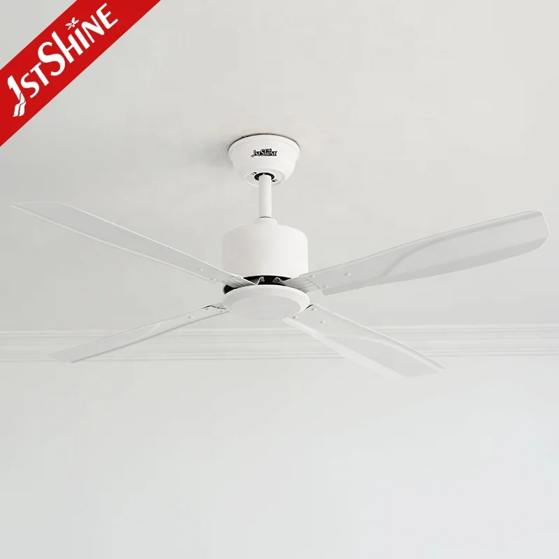 1stshine ceiling fan industrial high airflow no light remote control 4 iron blades ceiling fan