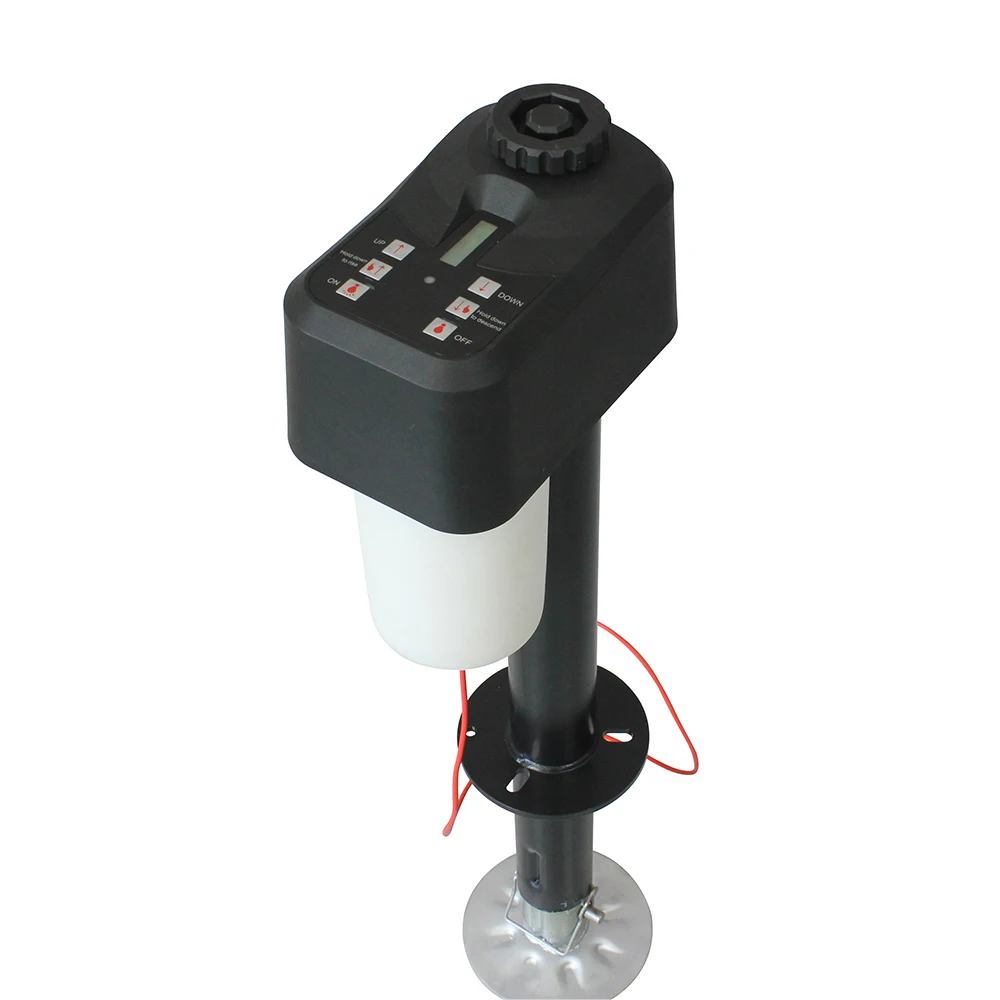 12V DC 3500lbs Electric Trailer Jack Handle Jacks Tongue Stabilizer Jack Electric Trailer Jack with Single And Double Wheels