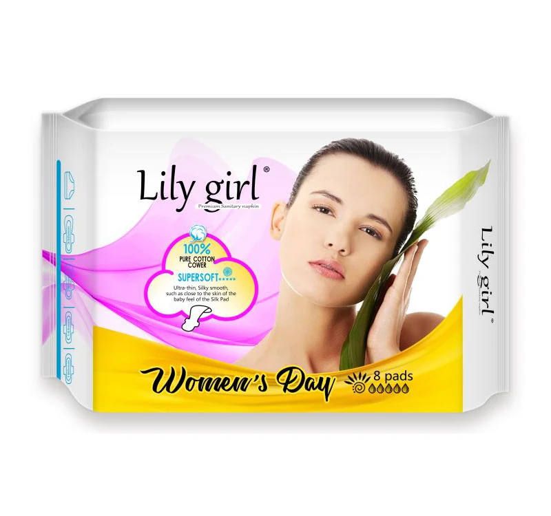 Anion Breathable Sanitary Napkin Wholesale Premium Soft Non-woven Ultra Thin high absorbency pad