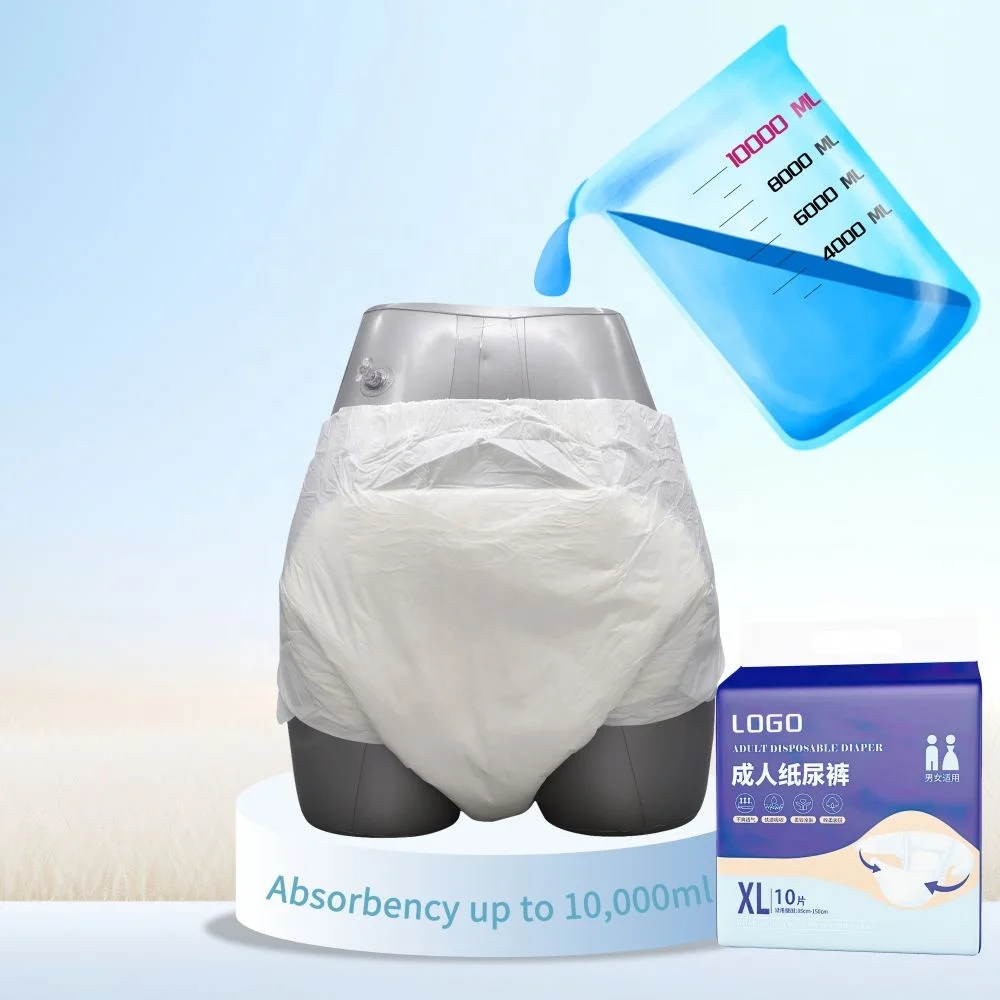 Adult Diaper Manufacturer Direct Sale Disposable Super Absorbent 7000ml Ultra Thick Cheap Bulk Abdl Diaper