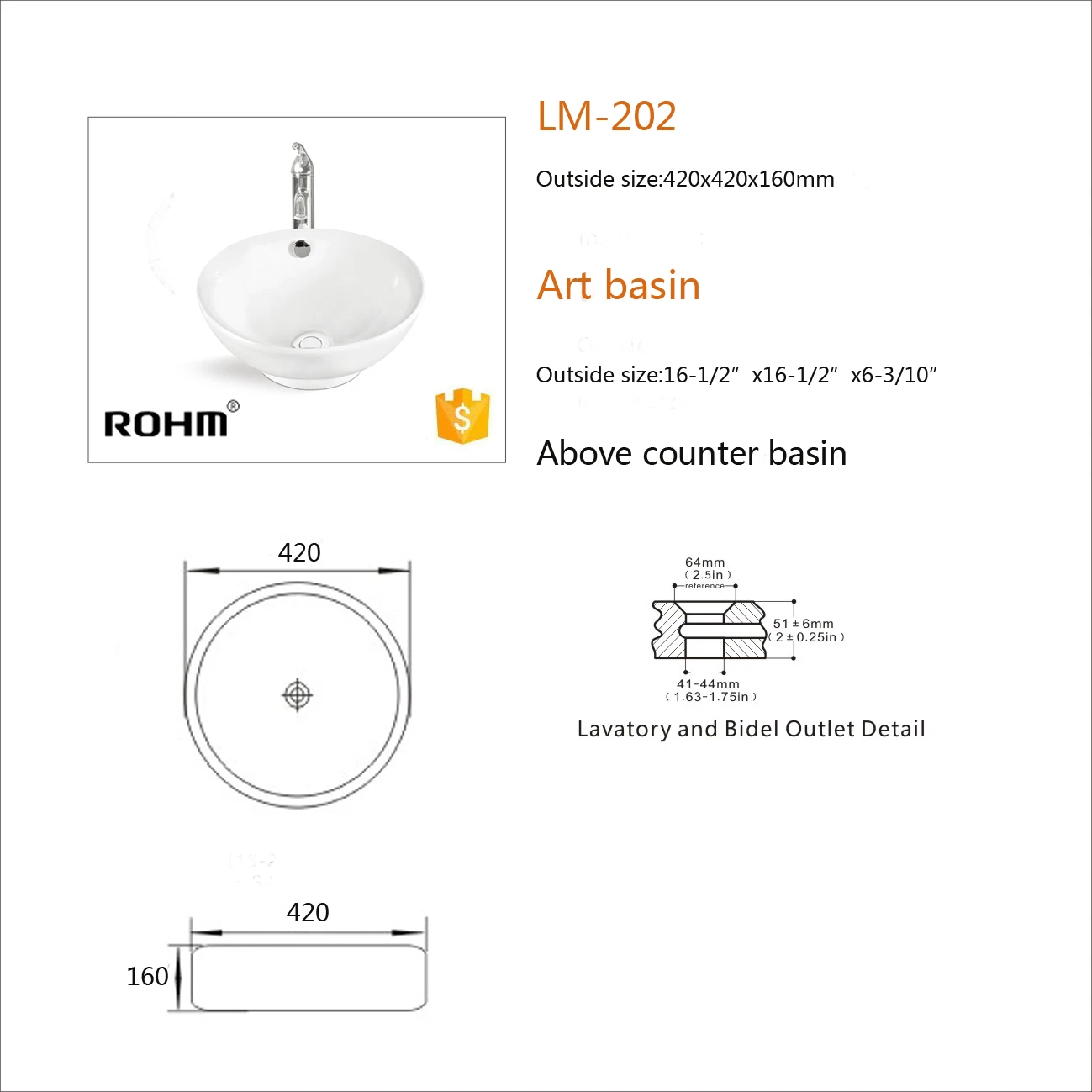 LM-202 высокое качество художественный Умывальник круглая белая керамическая ванная раковина для мытья рук современный стиль раковина