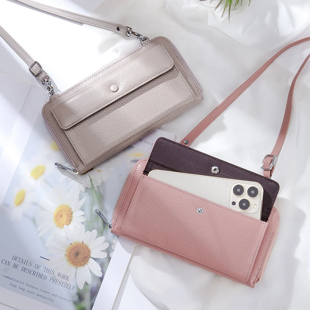 New Touch-Screen Mobile Phone Bag Transparent Mobile Phone Package Multi-Functional Cross-Body Purse One-Shoulder women handbag