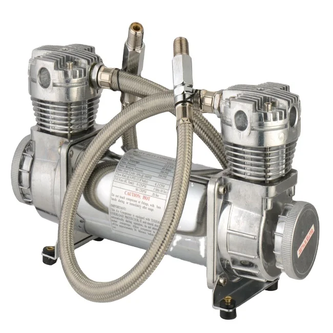 DC 12v/24V воздушный компрессор 300PSI подвесной воздушный компрессор металлический дуплексный насос