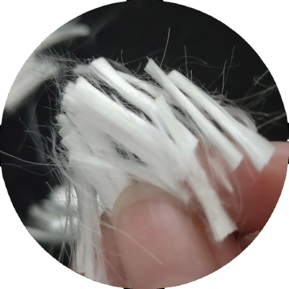 Polypropylene Fibers PP Stable Fiber for Concrete Synthetic Staple Fibers 3 mm- 19 mm