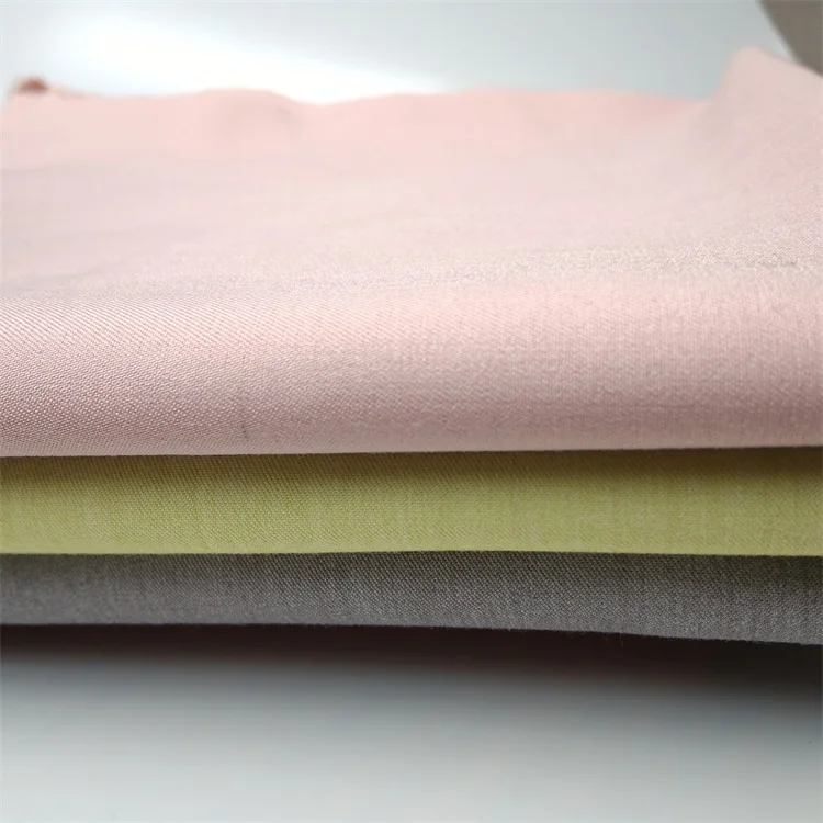 
Wrinkle Resistant colorful 4 way stretch polyester rayon spandex female trousers fabric 