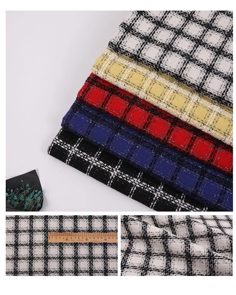 
Xin Wo Textile Polyester Brushed Plaid Dyed Fabric Super Soft For Winter Grid Fabric 