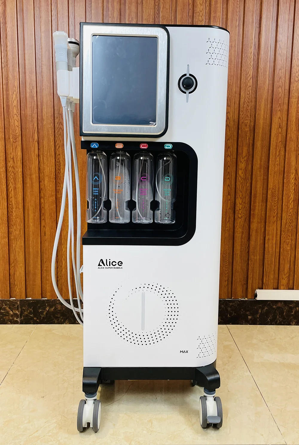 2024 Hydration Alice Super Bubble Water Spa Face Skin Care Acne Treatment Wrinkle Removal Salon Beauty Facial Machine