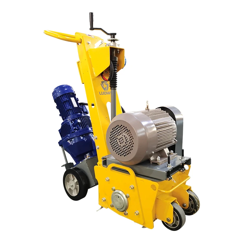 Electric Road Floor Concrete Planers Scarifier Machine