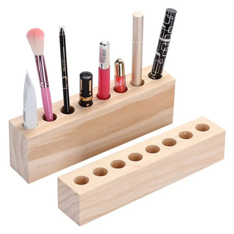 Wooden Essential Oil Display Stand Tabletop Essential Oils Perfume Storage Racks Oil Bottles Holder