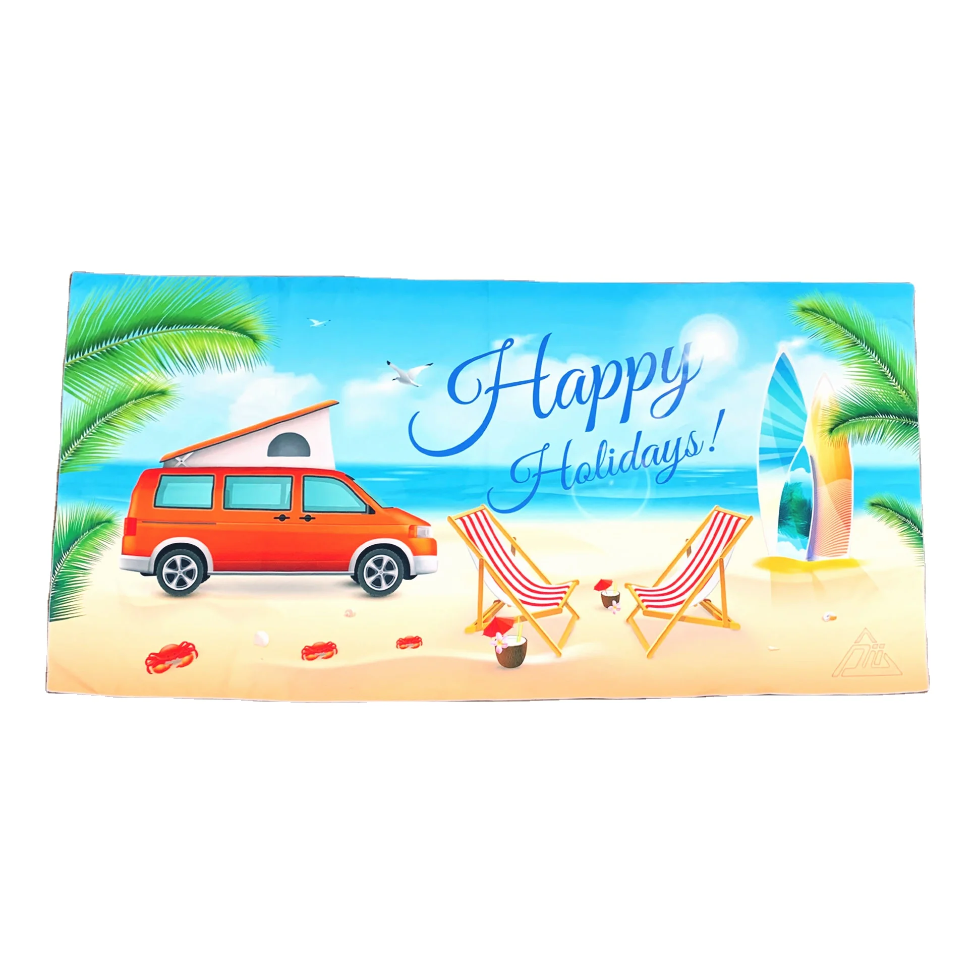 Made In Taiwan Personalized Printed Cotton Fitted Sports Sweat Towels With Custom Service For Wholesale