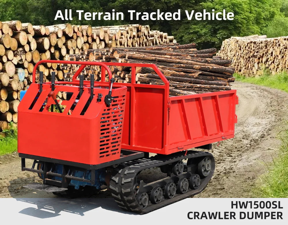 chinese mini dumper tracked dumper diesel