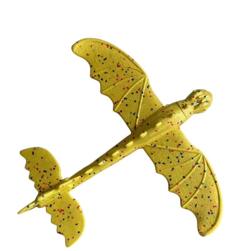 Foam Glide 44CM 48CM Mini Plane Flying Games Foam Glider Throwing Airplane Funny Outdoor Sport Aircraft Toys