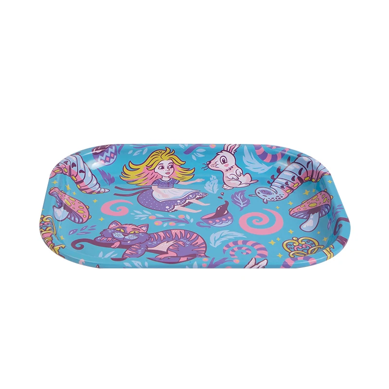 Serving Tray Restaurant Metal Breakfast Roll Serving Tray Factory Low Price