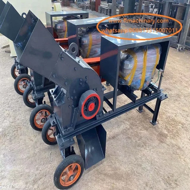 Diesel Generator Mobile Hammer Crusher Plant PC400x300