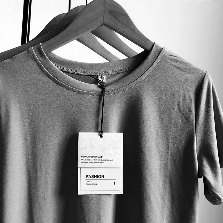 Wholesale 700g Stamping Brand Dress Custom Logo Tag for Clothing