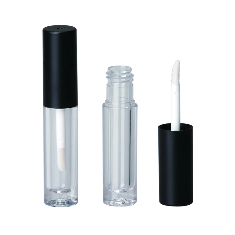 Wholesale Cute lipgloss tubes container with custom packaging Clear Mini Empty Lip Gloss Tube Private 2ml