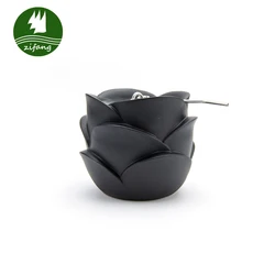 Wholesale New Design Indoor Outdoor Concrete Mini Desktop Tabletop Table Top Portable Bioethanol Firepit Fire Pit Bowl
