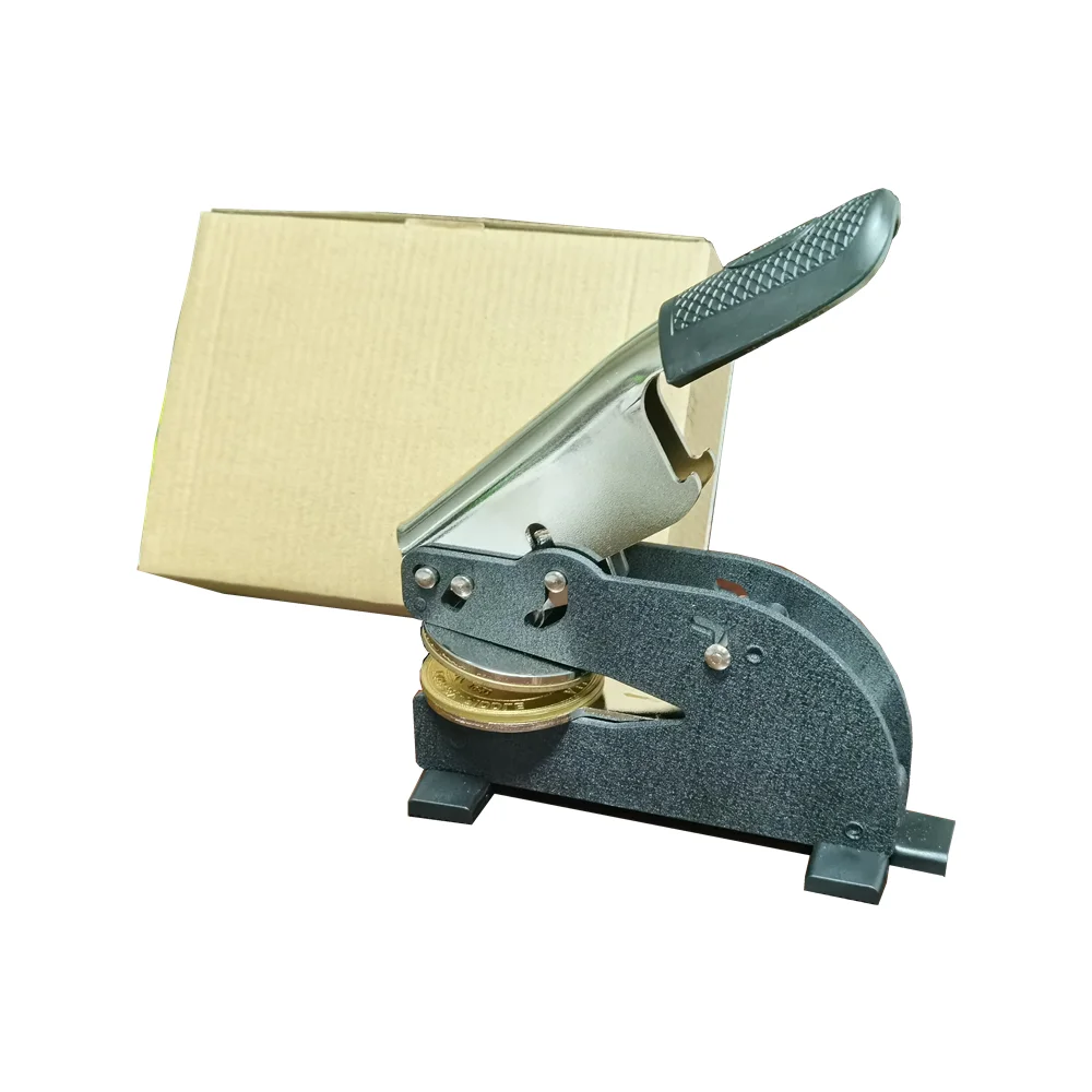 Steel Seal Frame Manufacturers Personal Logo Stainless Steel Seal Paper Embossing Seal