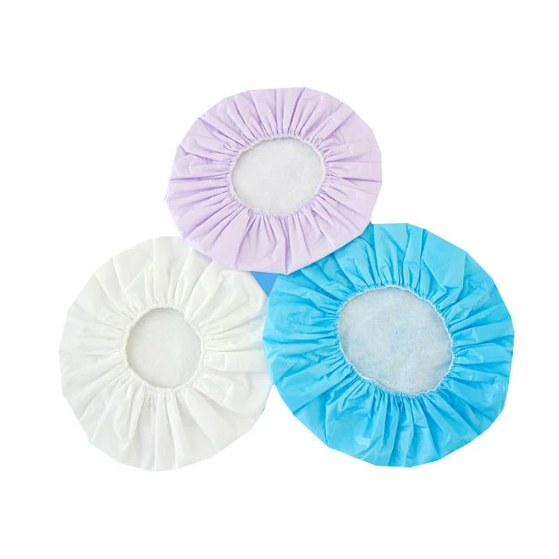 Disposable shower cap hotel high Quality waterproof non-woven no rinse shampoo cap degradable
