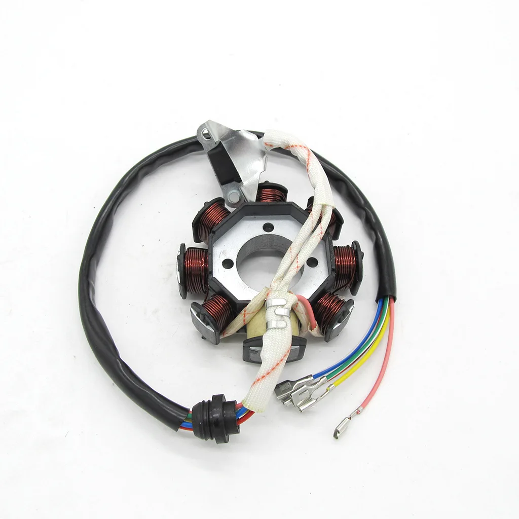Motorcycle Magnetic Coil Steel Flywheel Rotor CG125-8 150 250CC coil magneto Grade 8 ATV