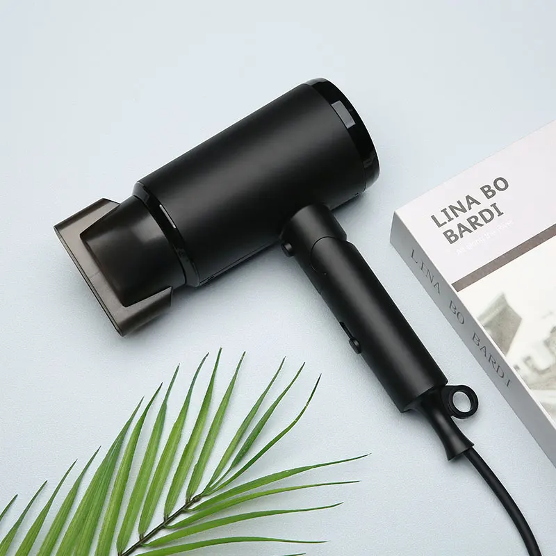 Intelligent hot and cold adjustable function with styling nozzle for hair dryer Silent Hair Dryer