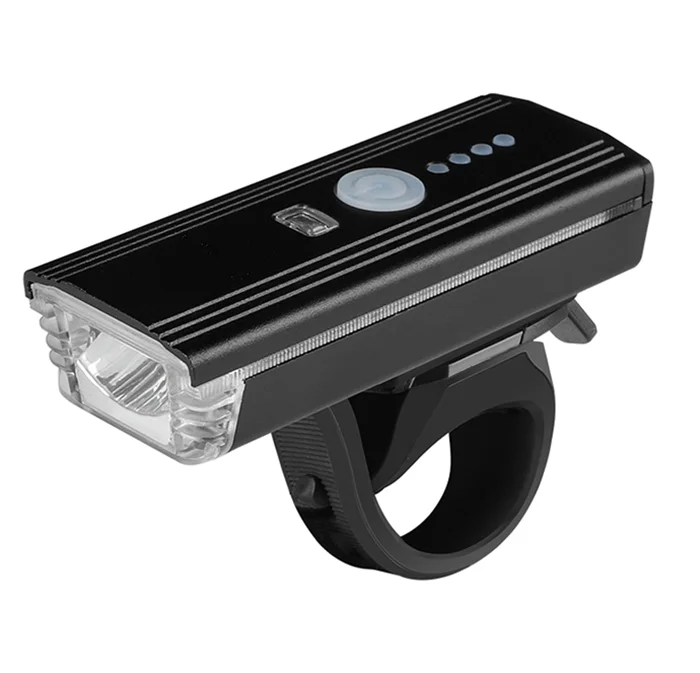 Bike Light Induction Front Light Cycling Bicycle USB Charging Warning Flashlight Handlebar Torch With Bell Head Lamp