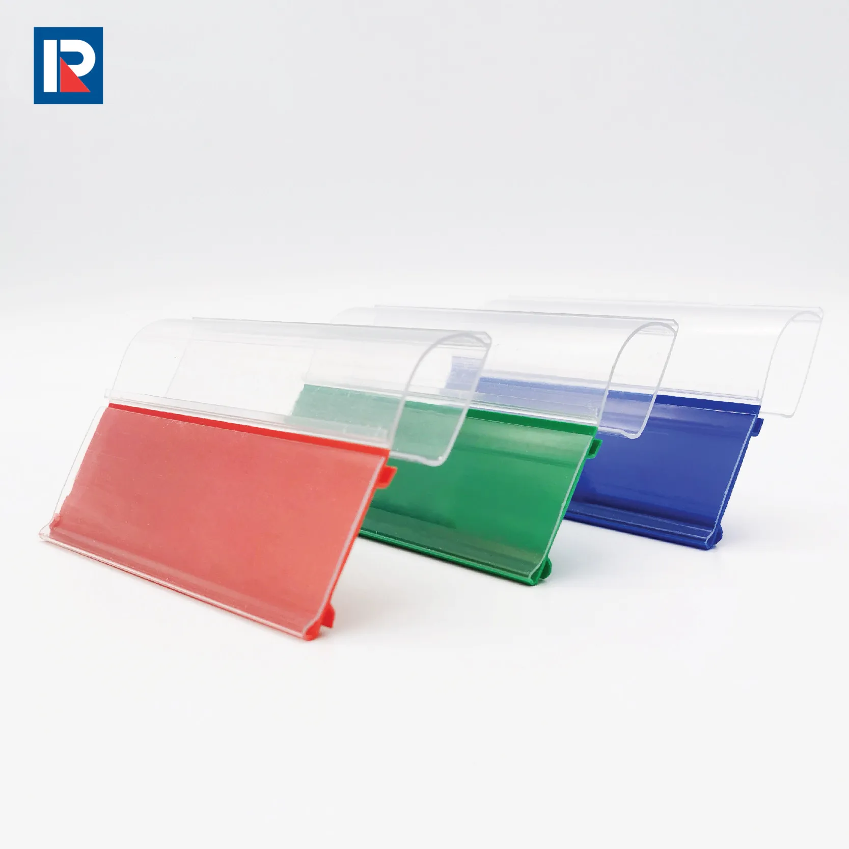 Transparent PVC Data Strip Plastic Shelf Price Tag Holder Label Holder