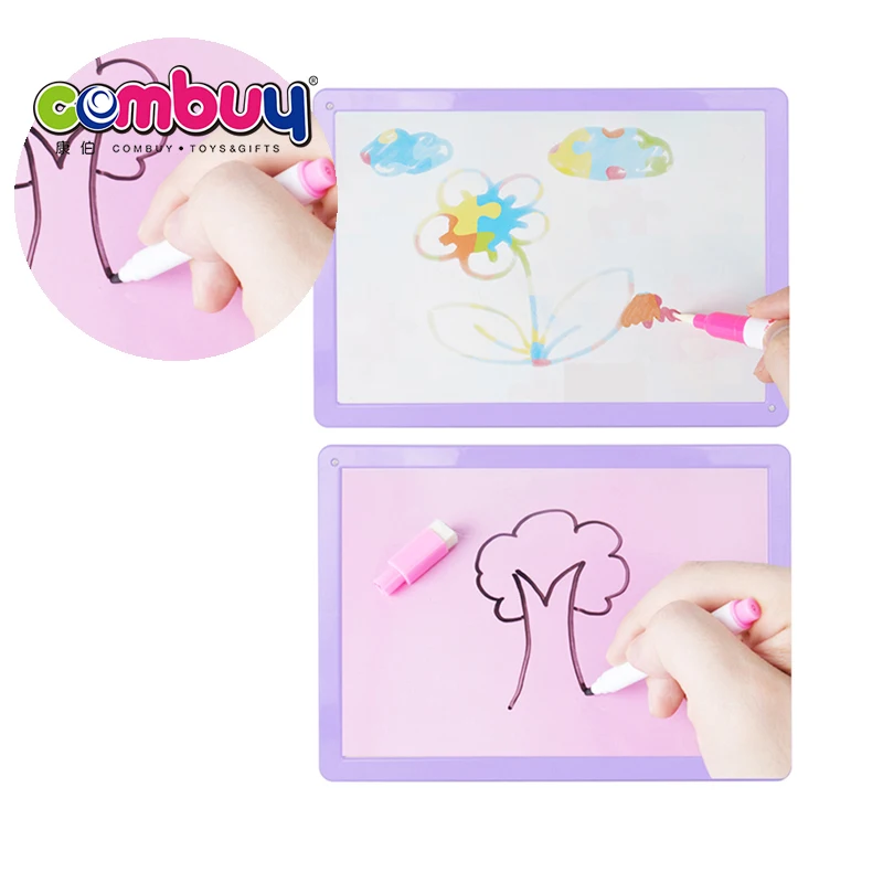 Color Pen and Water Double Sided Plastic Kids Drawing Board Toy
