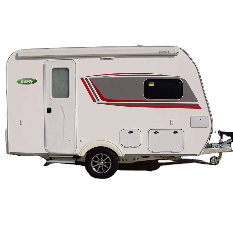 Factory hot sale Motorhome Used Rv Travel Trailer Caravan Rv Travel Trailer Camper With Kitchen car trailer vehicle