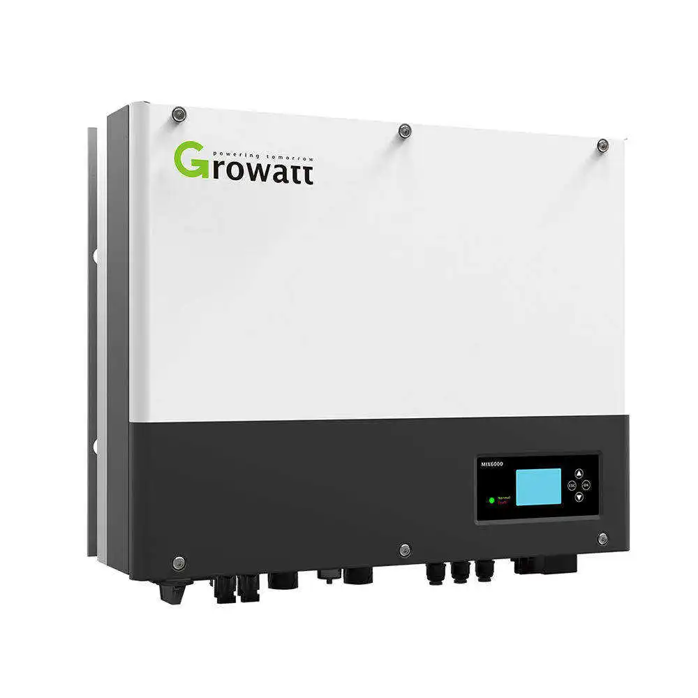 Growatt SPH 6000 7000 8000 10000 TL3 BH ON-Grid OFF-GRID Hybrid Inverter Three Phase 400v Solar Inverter for Solar System