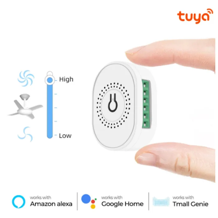 DIY Tuya Wifi Smart Fan Speed Switch Module Controller Remote Electric Control For Alexa Google Home