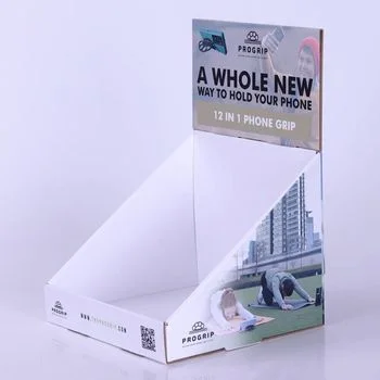 Retail PDQ Counter Show Stand Display Box Cardboard Paper Table Pop Counter Top Display Rack For Cosmetics Store