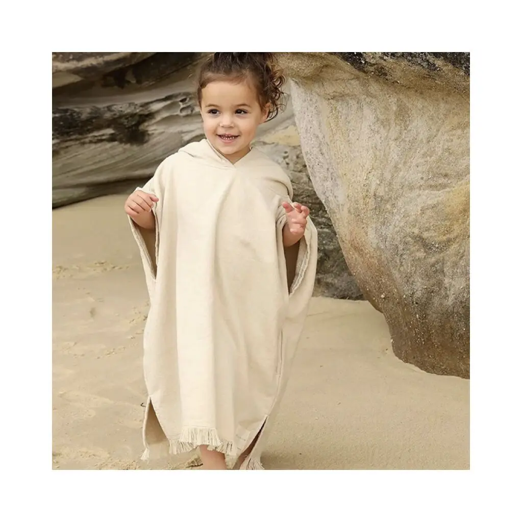 Quick Dry Absorbent Double Bath Towels  Baby Waffle Beach Towel Organic Cotton Poncho Microfiber Kids Hooded Linen Beach Towel