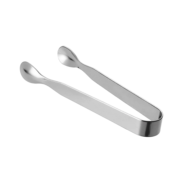 coffee bar buffet kitchen spoon  tools Stainless Steel Mini Sugar Cubes tongs Ice Clamp Mini Serving Tongs