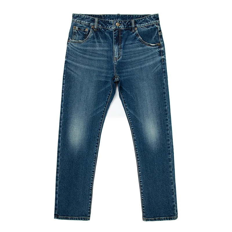 2022 Wholesale Cheapest Price Men Ripped Style Jeans Factory Jeans Type Straight Leg Jeans