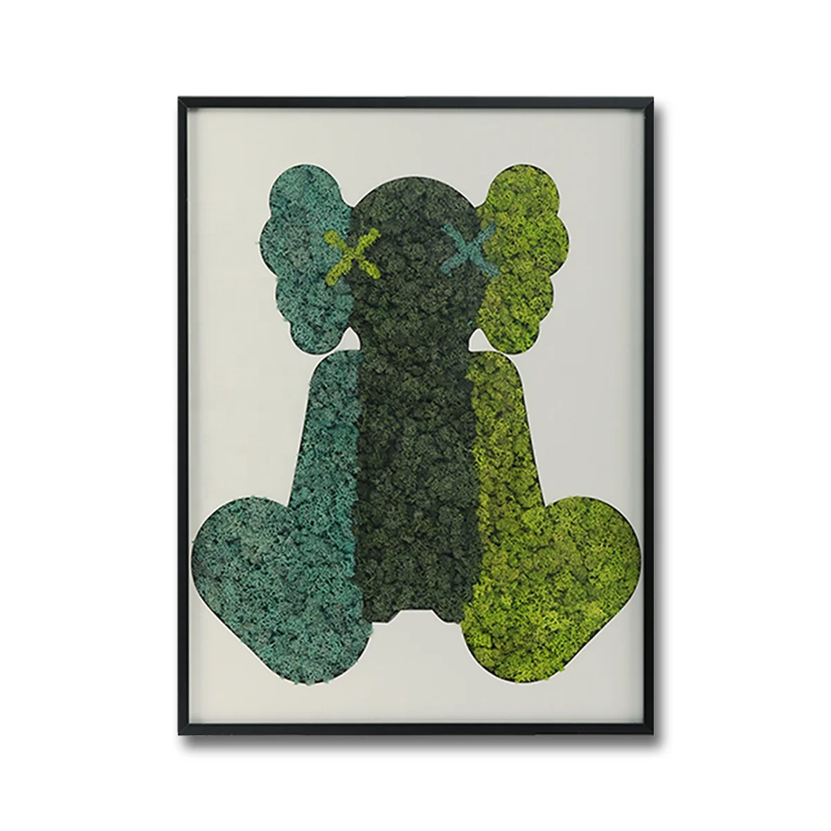 wall art decor home decor minimalist artificial moss wall art living room reindeer moss pictures for living room wall decoration