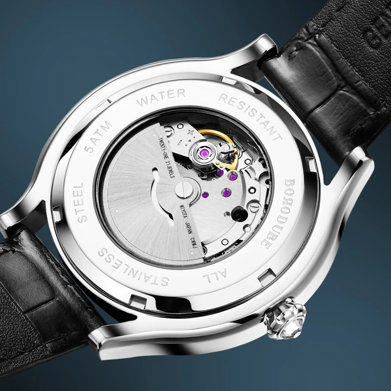 New Jewelry Hip Hop Luxury Men Ice Out Mechanical Watch Full Rhinestones Dial Automatic Diamond Watches
