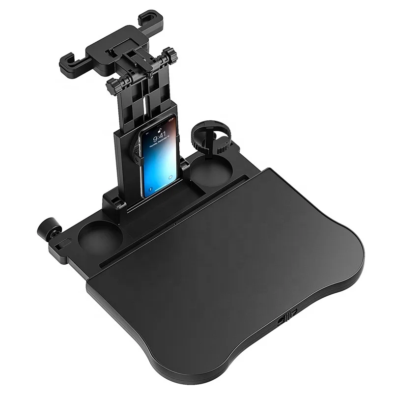 Amazo 360 Foldable Universal Car Bracket travel Multifunctional folding table Holder Auto Back Rear Seat Table Phone Holder Car