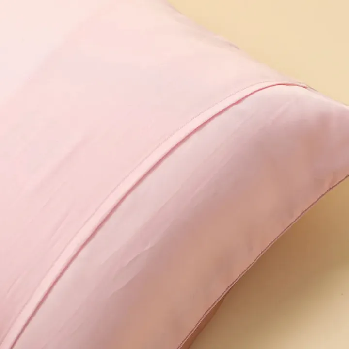 Wholesale Custom High Quality 100% Tencel Lyocell and 100% mulberry silk Pillow Case For Bedding