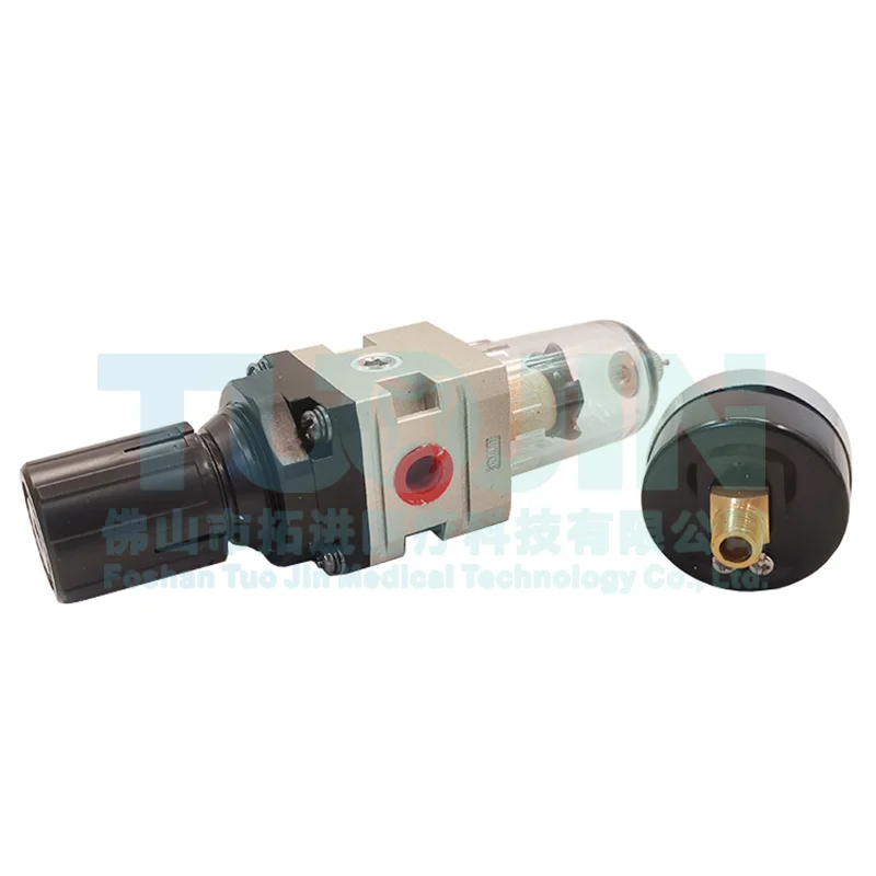 Dental Water Filter Dental Air Reduce Valve Air Filter Regulator Compressor & Gas-Pressure Meter For Dental Chair Unit Equipment