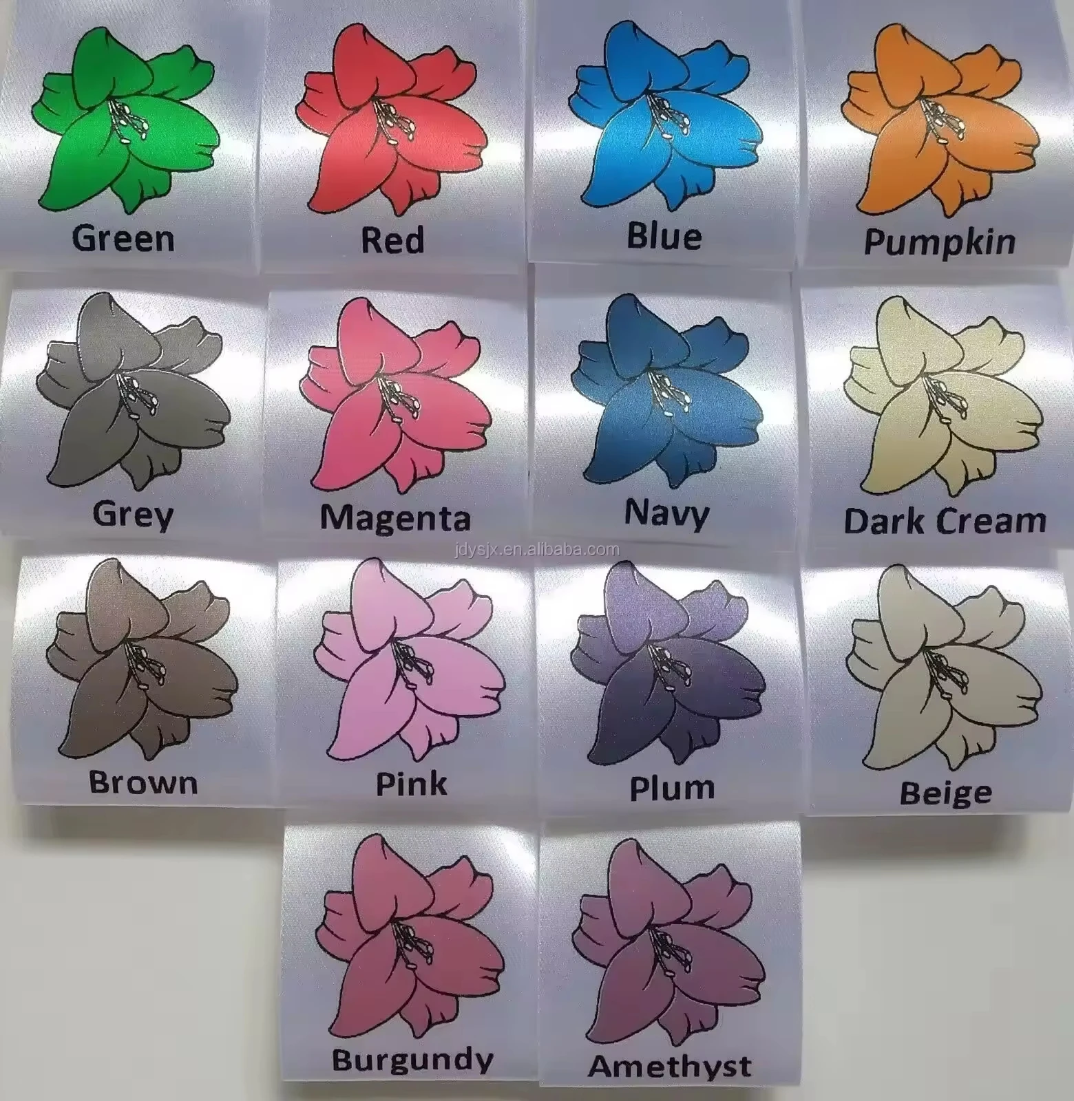 JR-1542 China Manufacturers 2+4 Colors Double Side Print Letterpress Flexo Label Printing Machine For Polyester Satin Ribbon