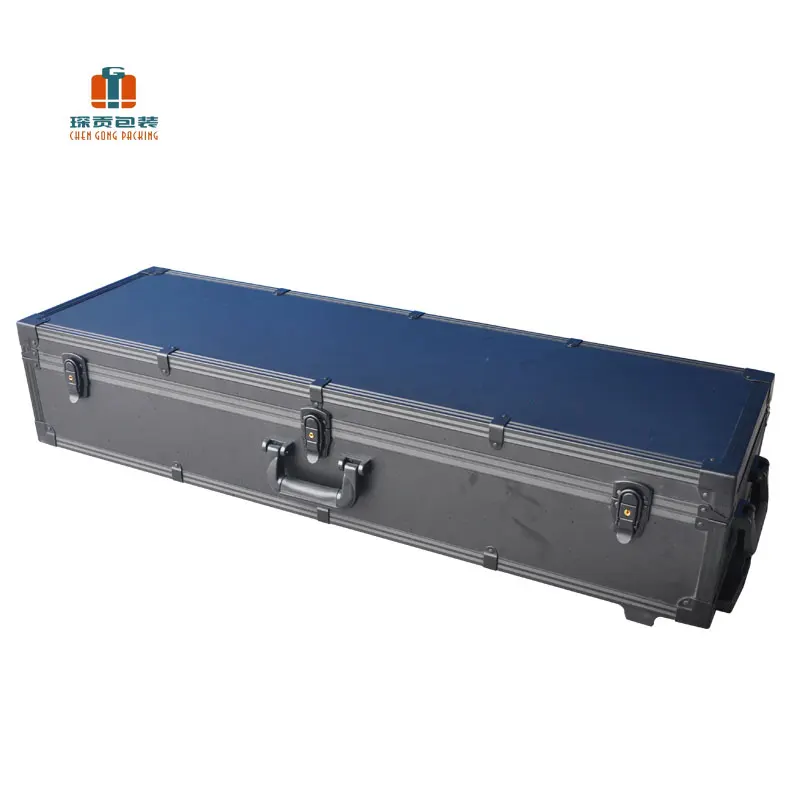China Supplier Hardware Accessories Hard Aluminum Storage Flight Case with Trolley and Wheels