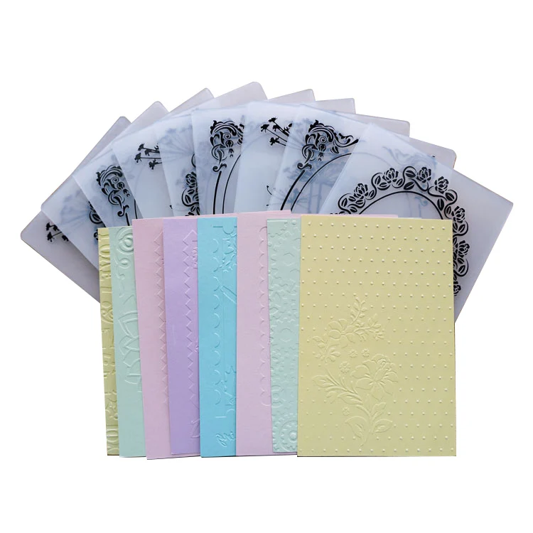 Plastic Embossing Folders DIY Card Making Scrapbooking Embossed Template Paper Craft Tool,Scrapbooking Embossing Folders